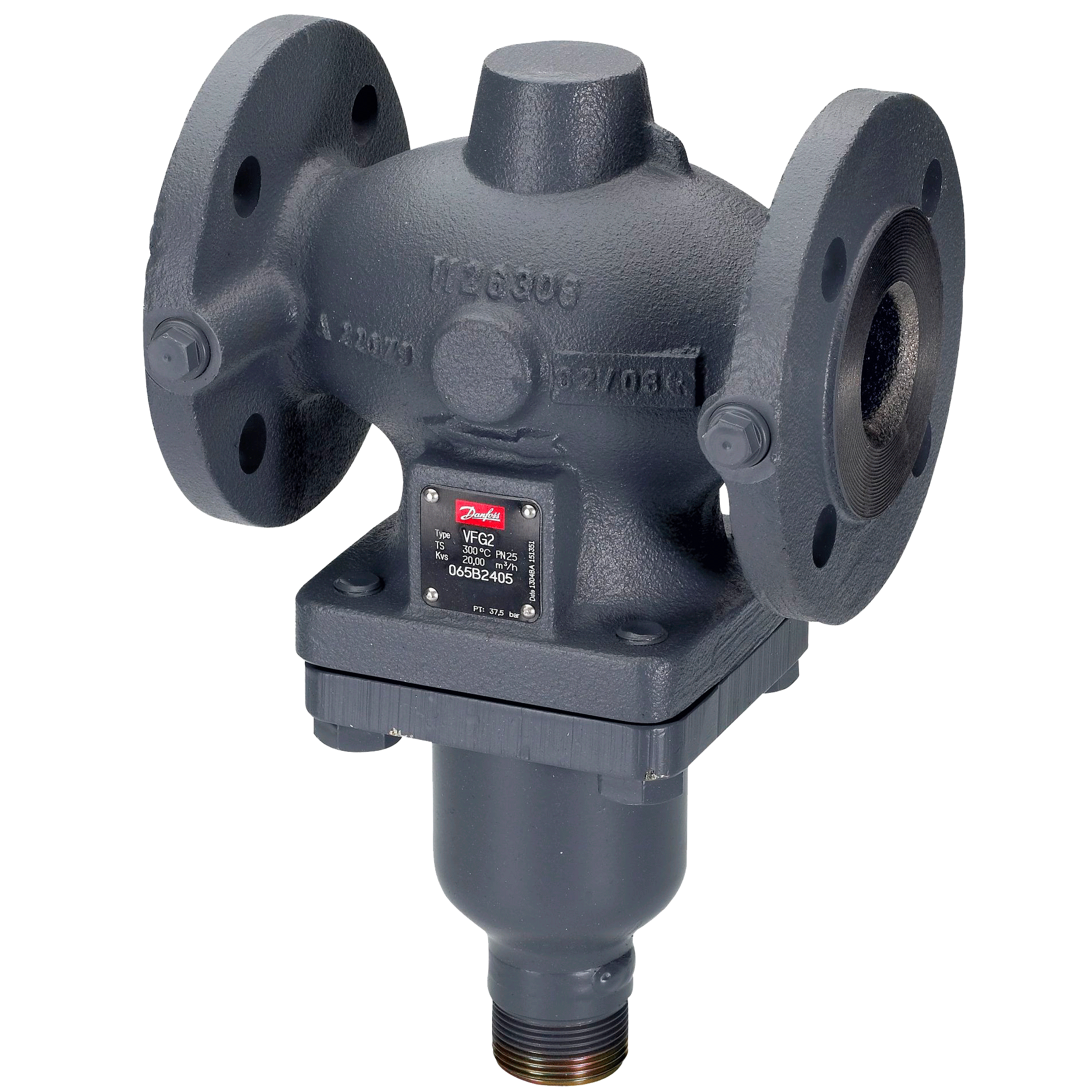 Клапан регулирующий VFGS2 Ру25 фл Danfoss